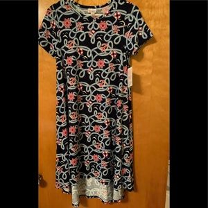 Lularoe Nautical Carly Swing Dress.  Size XS.